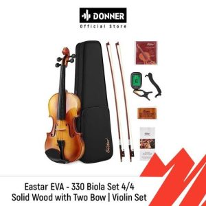 Eastar EVA - 330 Biola Set 4/4 Solid Wood with Two Bow | Violin Set