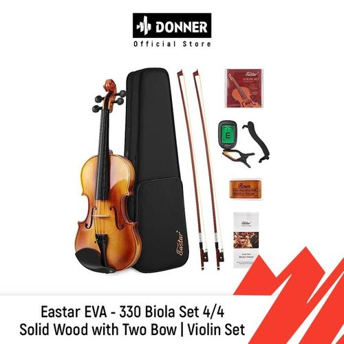Eastar EVA - 330 Biola Set 4/4 Solid Wood with Two Bow | Violin Set